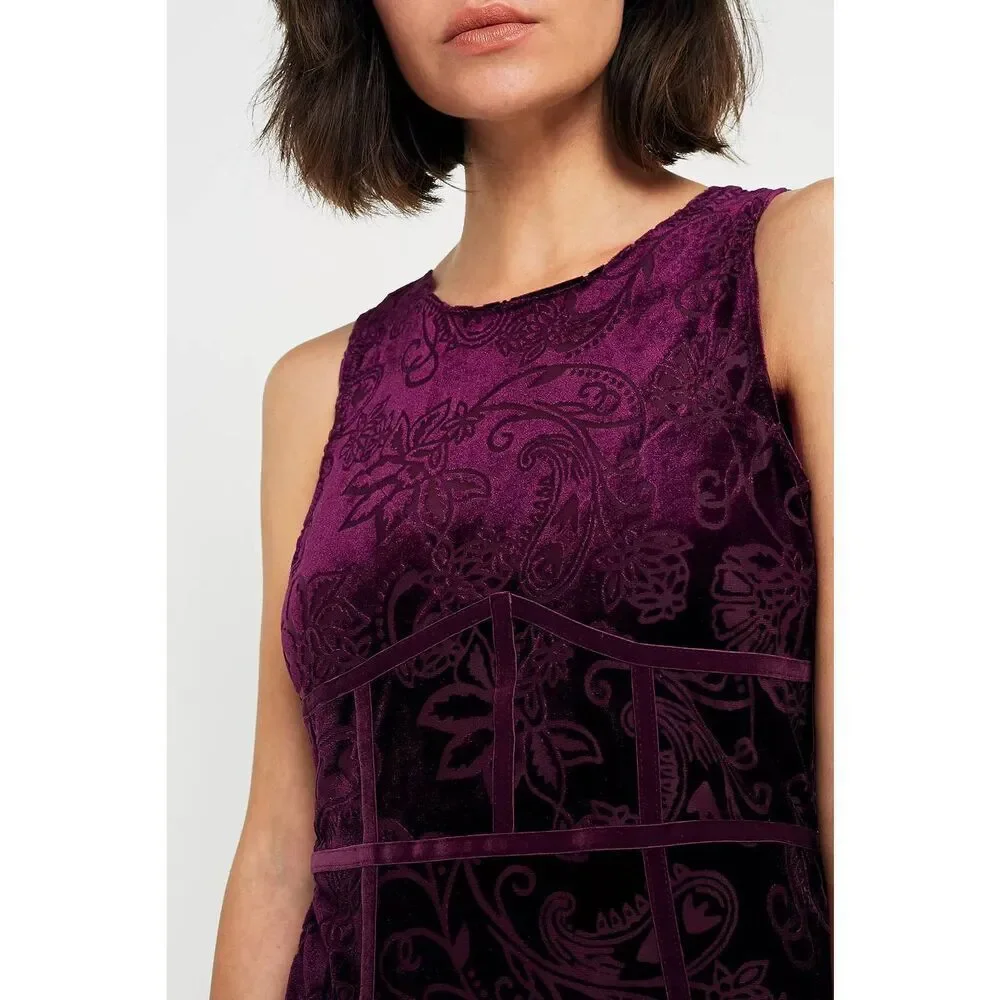 Free People Burnout Babe Velvet Bodycon Mini Dress